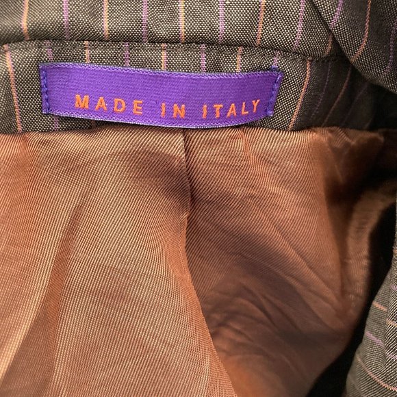 Kuhlman Blazer Womens 6R Brown Pinstripes 2 Button - Picture 4 of 10